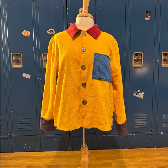 Fashion Brand Company Yellow Jacket with Blue Pocket American Girl Doll - Picture 4 of 6